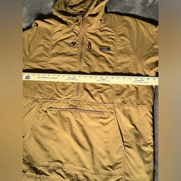 L.L. Bean Mountain Classic Anorak 1/2
Zip Pullover tan Men's Size XXL - Picture 5 of 6